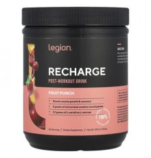 Legion Athletics, Recharge, Post-Workout Drink, Fruit Punch, 1.18 lbs (534 g)