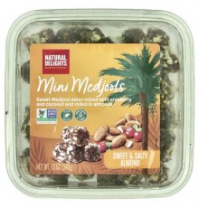 Natural Delights, Mini Medjools, Sweet & Salty Almond, 12 oz (340 g)
