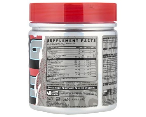 Ghost, Pump, Natty, 9.5 oz (270 g) Ghost, Pump, Natty, 9.5 oz (270 g)