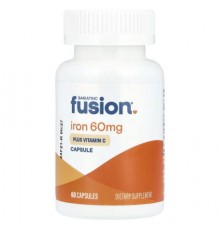 Bariatric Fusion, Iron Plus Vitamin C , 60 Capsules