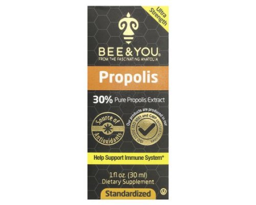 Bee & You, Propolis, 1 fl oz (30 ml) Bee & You, Propolis, 1 fl oz (30 ml)
