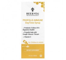 Bee & You, Propolis Immune DayTime Syrup, 5 fl oz (150 ml)