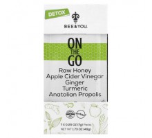 Bee & You, On The Go, Detox, 7 Packs, 0.25 oz (7 g) Each