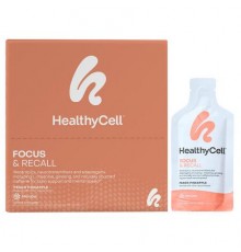 HealthyCell, Focus & Recall, Peach Pineapple, 30 Gel Packs, 0.84 fl oz (25 ml) Each