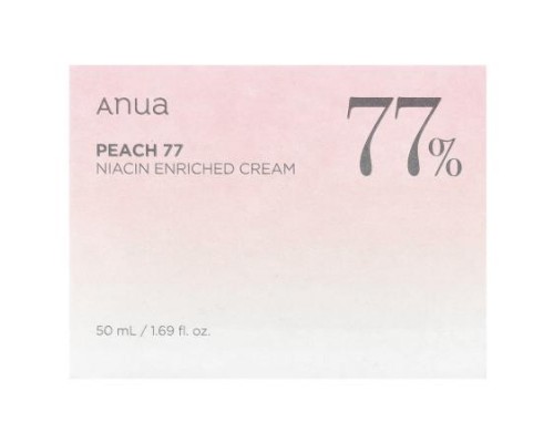 Anua, Peach 77% Niacin Enriched Cream, 1.69 fl oz (50 ml) Anua, Peach 77% Niacin Enriched Cream, 1.69 fl oz (50 ml)