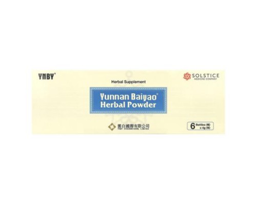 Yunnan Baiyao, Herbal Powder, 6 Bottles, 4 g Each