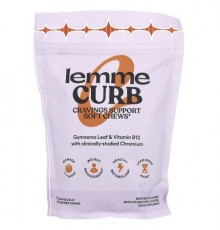 Lemme, Curb, Cravings & Lean Body Mass Support Soft Chews, Mixed Fruit, 30 Individually Wrapped Chews