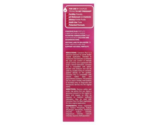 Conceive Plus, Fertility Lubricant, 2.5 fl oz (75 ml) Conceive Plus, Fertility Lubricant, 2.5 fl oz (75 ml)