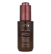 100% PURE, Multi-Vitamin + Antioxidants PM Facial Oil, 1 fl oz (30 ml)