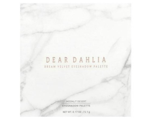Dear Dahlia, Dream Velvet Eyeshadow Palette, Moonlit Desert, 0.17 oz (5.1 g) Dear Dahlia, Dream Velvet Eyeshadow Palette, Moonlit Desert, 0.17 oz (5.1 g)