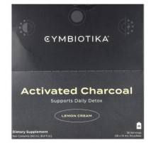 Cymbiotika, Activated Charcoal, Lemon Cream, 26 Pouches, 0.3 fl oz (10 ml) Each