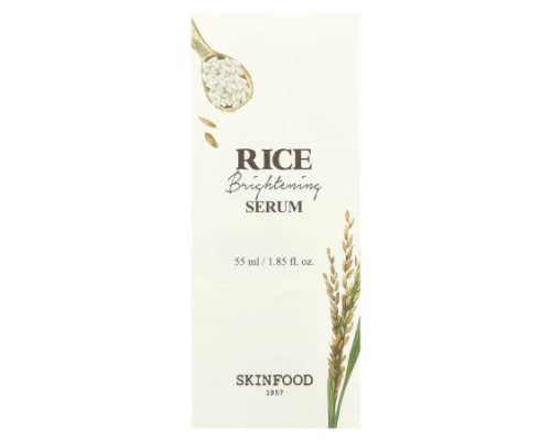 SKINFOOD, Rice Brightening Serum, 1.85 fl oz (55 ml)