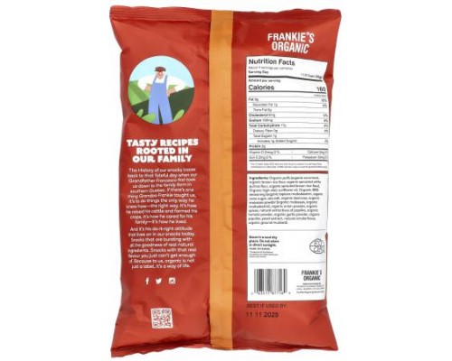 Frankie's Organic, Puffs, BBQ, 4 oz (113 g) Frankie's Organic, Puffs, BBQ, 4 oz (113 g)