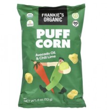 Frankie's Organic, Puff Corn, Avocado Oil & Chili Lime, 4 oz (113 g)