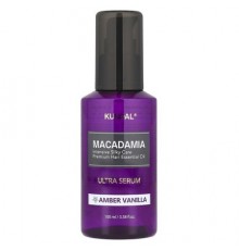 Kundal, Macadamia Ultra Hair Serum, Amber Vanilla, 3.38 fl oz (100 ml)