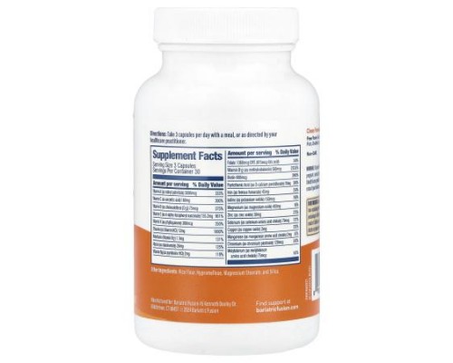 Bariatric Fusion, High ADEK Multivitamin , 90 Capsules Bariatric Fusion, High ADEK Multivitamin , 90 Capsules