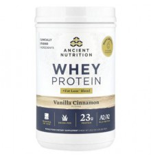 Ancient Nutrition, Whey Protein + Fat Loss Blend, Vanilla Cinnamon, 1.26 lb (572 g)