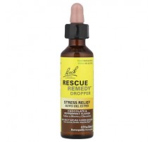 Bach, Rescue Remedy® Dropper, Stress Relief, Chocolate & Peppermint, 0.7 fl oz (20 ml)