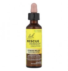 Bach, Rescue Remedy® Dropper, Stress Relief, Chocolate & Peppermint, 0.7 fl oz (20 ml)