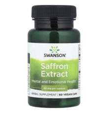 Swanson, Saffron Extract, 30 mg, 60 Vegan Caps