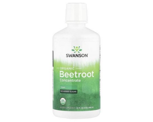 Swanson, Organic Beetroot Concentrate, 32 fl oz (946 ml) Swanson, Organic Beetroot Concentrate, 32 fl oz (946 ml)