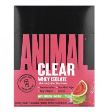 Animal, Clear Whey Isolate, Watermelon Limeade, 9 Individual Packets, 0.05 lb (25 g) Each