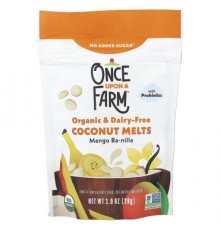 Once Upon A Farm, Organic Coconut Melts, Toddler, Mango Ba-nilla, 1 oz (28 g)