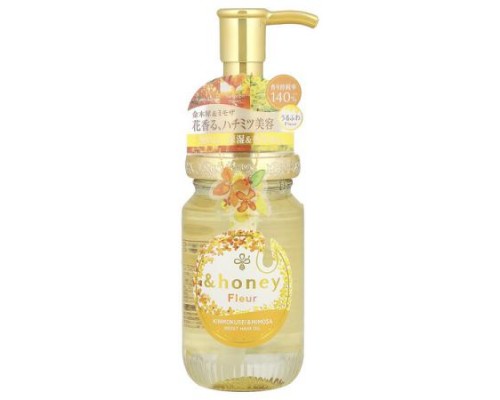 &honey, Fleur Moist Hair Oil, Garden Fleur Honey, 3.4 fl oz (100 ml) &honey, Fleur Moist Hair Oil, Garden Fleur Honey, 3.4 fl oz (100 ml)