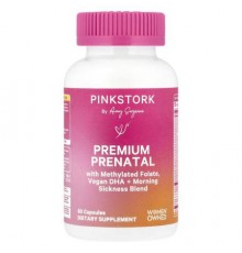 Pink Stork, Premium Prenatal, 60 Capsules