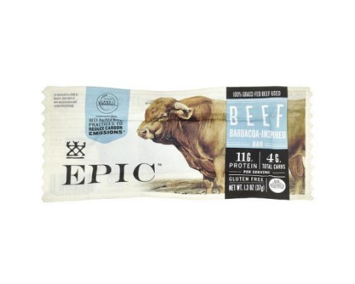 Epic Bar, Beef Bar, Barbacoa-Inspired, 1.3 oz (37 g) Epic Bar, Beef Bar, Barbacoa-Inspired, 1.3 oz (37 g)