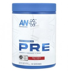 AN Supps, Pre-Workout, Zero Caffeine, Fruit Punch, 13.75 oz (390 g)