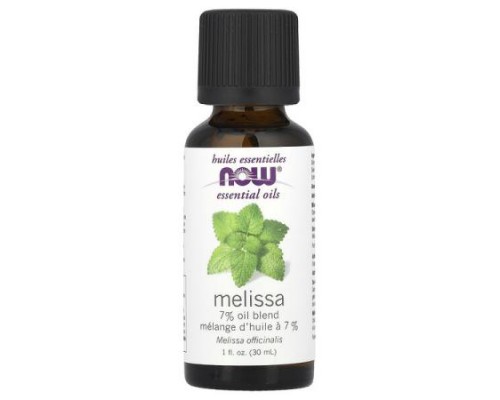 NOW Foods, Essential Oils, Melissa , 1 fl oz (30 ml)