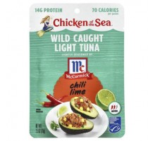 Chicken of the Sea, Wild Caught Light Tuna, Chili Lime, 2.5 oz (70 g)