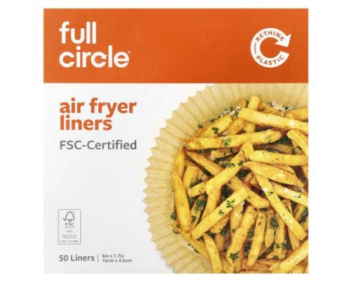 Full Circle, Air Fryer Liners , 50 Liners Full Circle, Air Fryer Liners , 50 Liners
