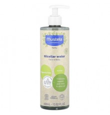 Mustela, Micellar Water, Face & Body, Fragrance Free, 13.52 fl oz (400 ml)
