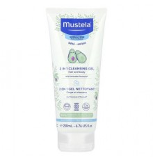 Mustela, Baby, 2 in 1 Cleansing Gel, Hair and Body, Normal Skin, 6.76 fl oz (200 ml)