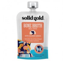 Solid Gold, Bone Broth Meal Topper With Salmon Shreds, For Cats, All Ages, 3 oz (85 g)