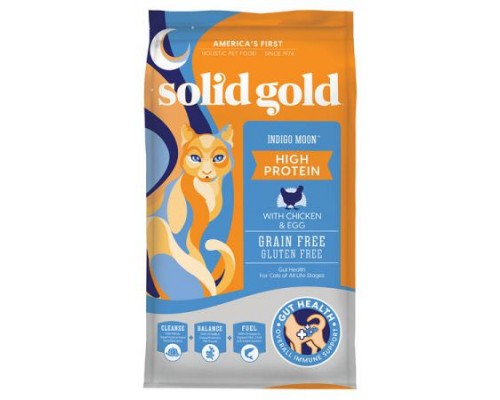 Solid Gold, Indigo Moon™, For Cats, All Stages, With Chicken & Egg, 8 lbs (1.36 kg) Solid Gold, Indigo Moon™, For Cats, All Stages, With Chicken & Egg, 8 lbs (1.36 kg)