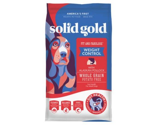 Solid Gold, Fit and Fabulous™, For Adult Dogs, With Alaskan Pollock, 4 lbs (1.81 kg)
