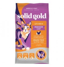 Solid Gold, Let's Stay In™, For Adult Indoor Cats, Chicken Lentil & Apple Recipe, 3 lbs (1.36 kg)