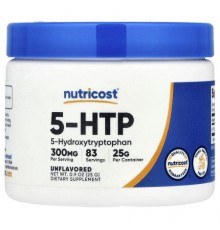 Nutricost, 5-HTP, Unflavored, 0.9 oz (25 g)