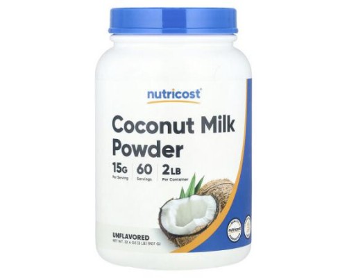 Nutricost, Coconut Milk Powder, Unflavored, 32.4 oz (907 g)