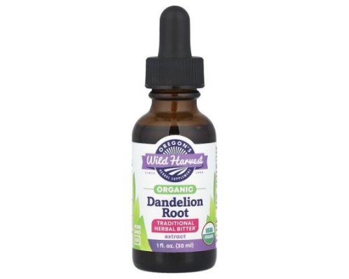 Oregon's Wild Harvest, Organic Dandelion Root Extract, 1 fl oz (30 ml) Oregon's Wild Harvest, Organic Dandelion Root Extract, 1 fl oz (30 ml)