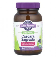 Oregon's Wild Harvest, Organic Cascara Sagrada , 90 Organic Vegan Capsules