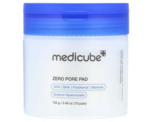 Medicube, Zero Pore Pad, 70 Pads, 5.46 oz (155 g) (Discontinued Item)