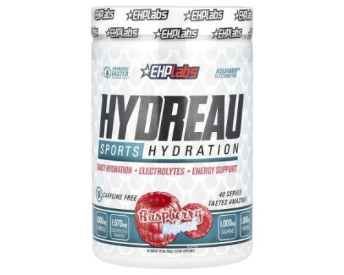 EHPlabs, Hydreau Sports Hydration, Raspberry Refresh, 10.58 oz (300 g)