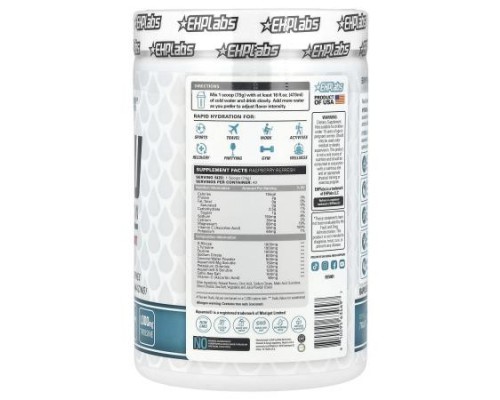 EHPlabs, Hydreau Sports Hydration, Raspberry Refresh, 10.58 oz (300 g)