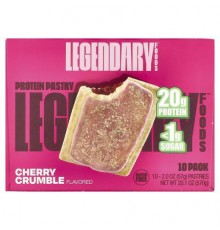 Legendary Foods, Protein Pastry, Cherry Crumble , 10 Pack, 2 oz (57 g) Each