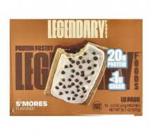 Legendary Foods, Protein Pastry, S'mores, 10 Pack, 2 oz (57 g) Each