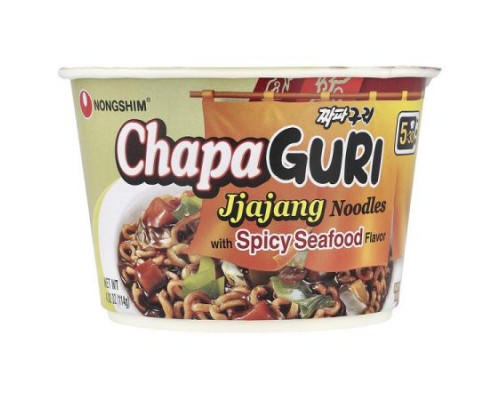 Nongshim, ChapaGuri, Jjajang Noodles With Spicy Seafood, 4.02 oz (114 g)